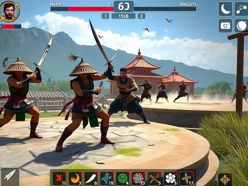 Kashmiri Samurai Glory multiplayer battle scene